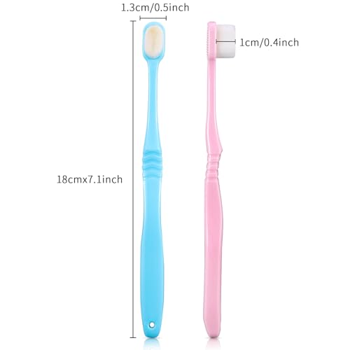 Boao Extra Soft Toothbrushes - 4 Pack for Sensitive Teeth