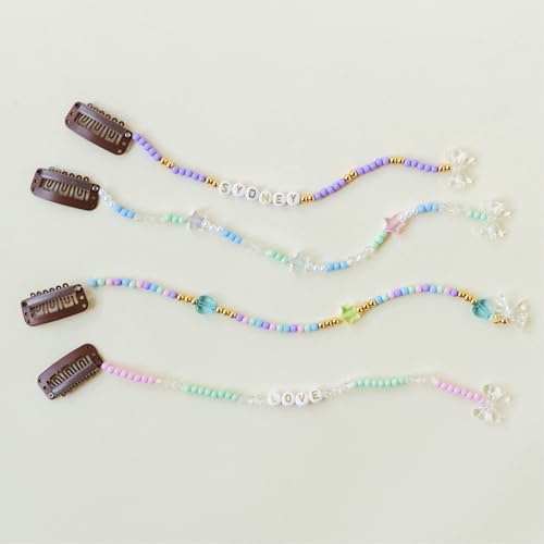 Hair Charm Kit for Girls – Beaded Accessories Craft Set for 4