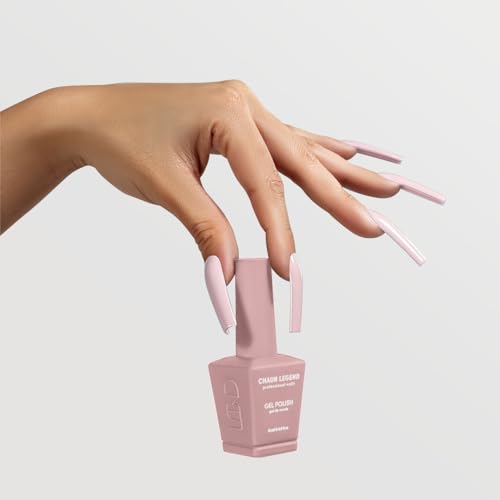 Chaun Legend UV Gel Nail Polish - Sheer Pinky Nude, 0.5 oz