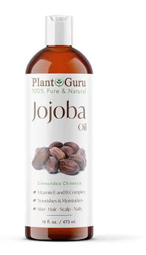 Plant Guru 100% Pure Cold Pressed Jojoba Oil - 16 fl. oz. Moisturizer