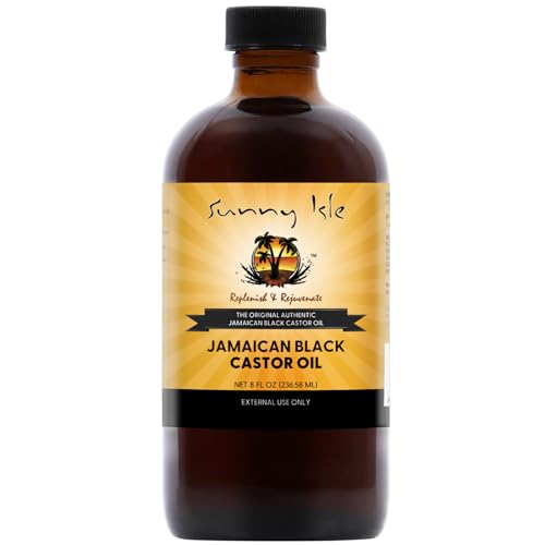 Sunny Isle Jamaican Black Castor Oil 8oz - Organic Hair Growth Treatment