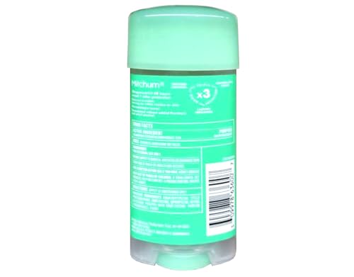Mitchum Women's Anti-Perspirant Deodorant Gel, Powder Fresh, 3-Pack