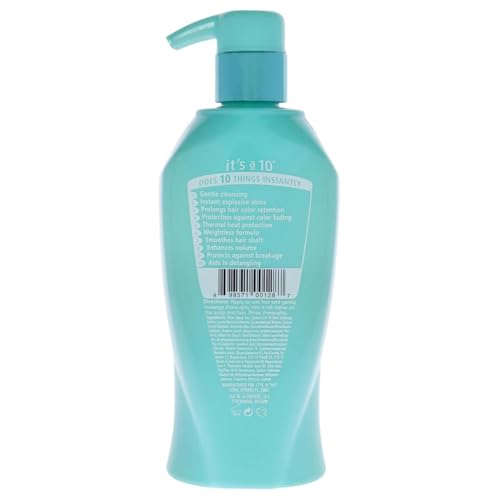 It's a 10 Miracle Blow Dry Glossing Shampoo, 10 Oz