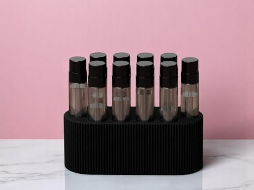 Perfume Sample Organizer for 2mL Vials - Black Makeup & Skincare Storage