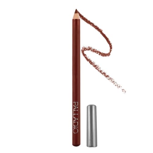 Palladio Lip Liner Pencil - Walnut, Hydrating & Long Lasting