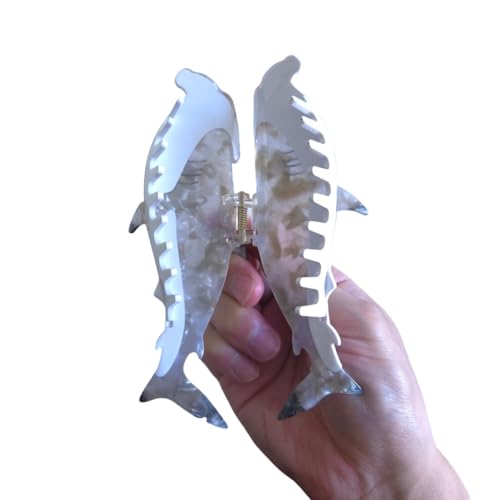 Hammerhead Shark Hair Claw Clip - Durable Acetate Novelty Hair Accessory