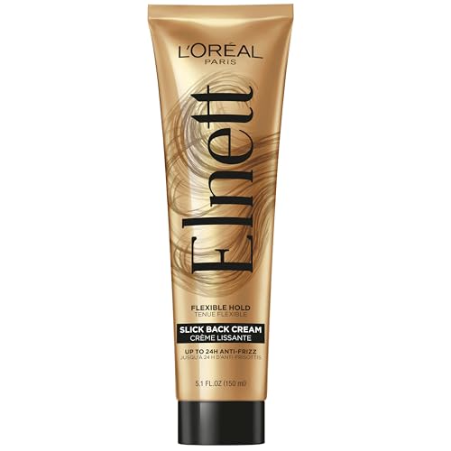 L'Oreal Paris Elnett Slick Back Styling Cream - 5.1 Fl Oz, Frizz Control & Polished Shine