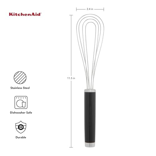 KitchenAid Flat Whisk - 11.5-Inch Stainless Steel Utensil