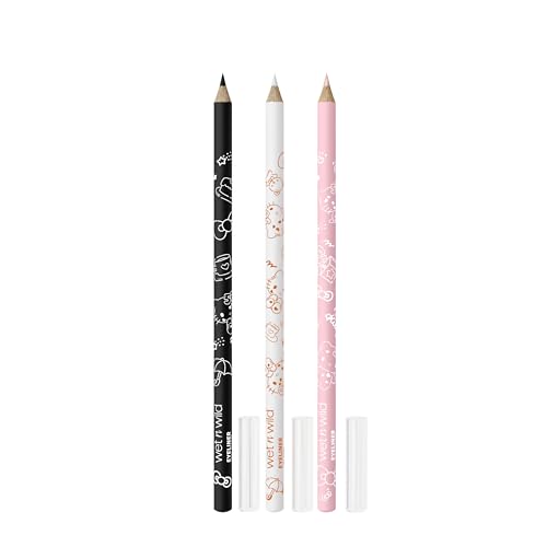 Wet n Wild Hello Kitty Eyeliner Pencil Set - 3 Versatile Shades