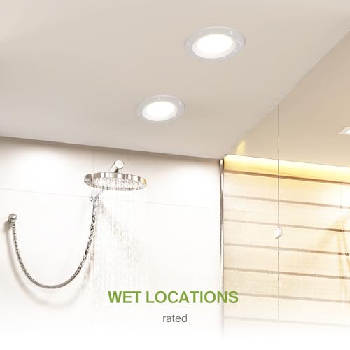 ASD 4 Inch Dimmable LED Recessed Light - 9W, 2700K-5000K, Wet Rated