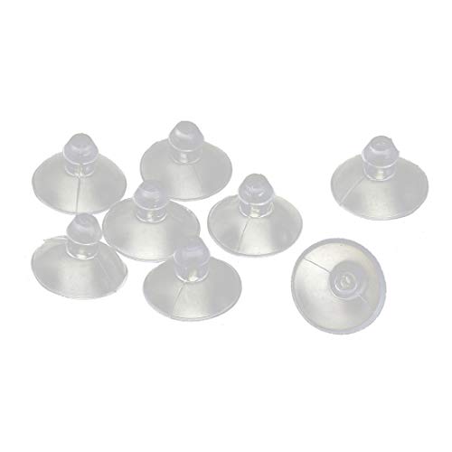 uxcell Clear Rubber Suction Cups - 8 Pack for Home Use