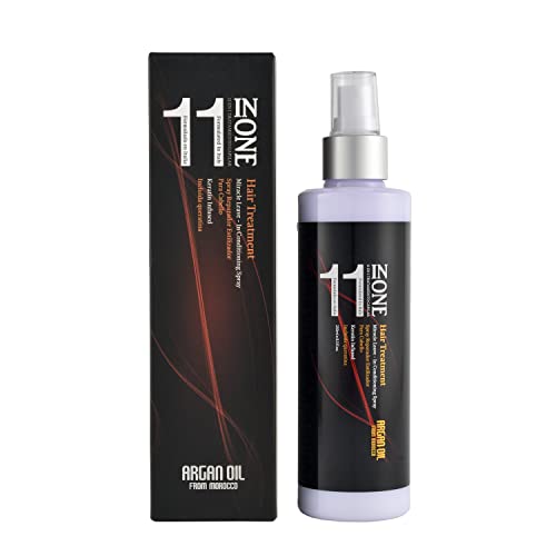 KizaiaCare 11-in-1 Leave-In Hair Detangler Spray for All Hair Types