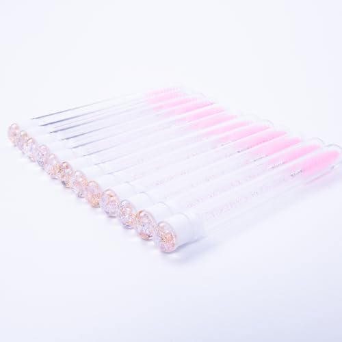 i-Laesh Disposable Mascara Wands 20Pcs Gold Pink Foil Tube Beauty Tools