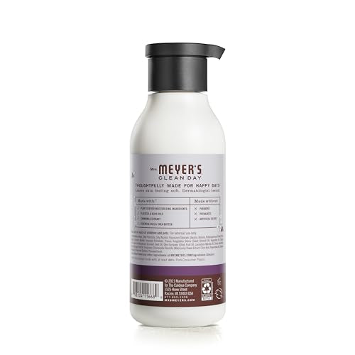 Mrs. Meyer's Clean Day Lavender Body Lotion, Moisturizing Shea Butter, 15.5 oz