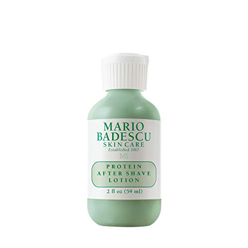 Mario Badescu Protein After Shave Lotion 2 Fl Oz | Lightweight Skin Moisturizer for Razor Burn & Ingrown Hairs