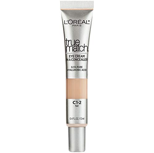 L'Oreal Paris True Match Eye Cream Concealer - Fair C1-2, 0.4 fl oz