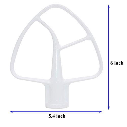 K45B Flat Beater for KitchenAid Stand Mixers - Flex Edge Paddle WPW10672617