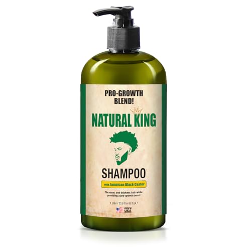 Natural King Jamaican Black Castor Shampoo & Beard Oil Set - 2 Piece