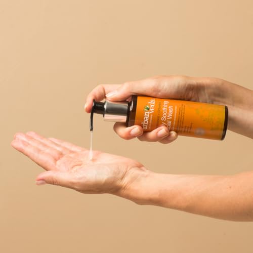 Urban Veda Soothing Facial Cleanser with Sandalwood & Aloe Vera 5.1 Fl Oz - Gentle Hydrating Face Wash for Sensitive & Dry Skin
