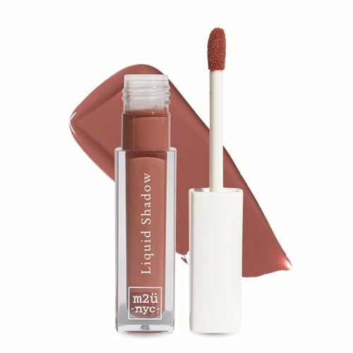 M2U NYC Matte Pink Mauve Liquid Eyeshadow – Quick Drying, Buildable Formula