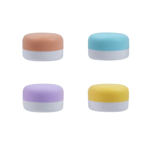 Pastlla 30ml Silicone Travel Containers - 4 Pack Leak-proof Travel Jars