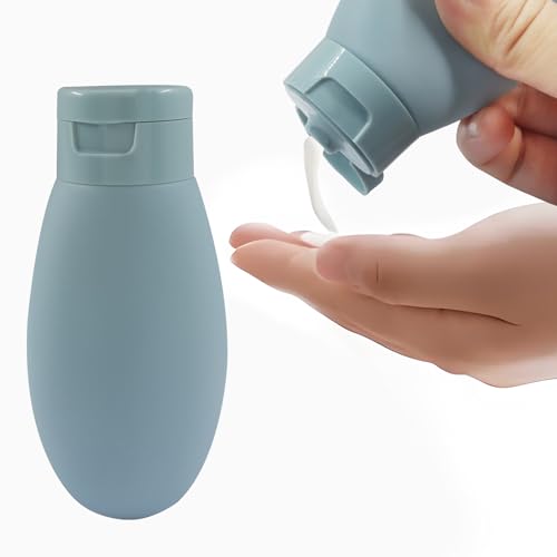 3-Pack 60ml Travel Bottles - Leakproof, Squeezable Containers for Shampoo & Lotion