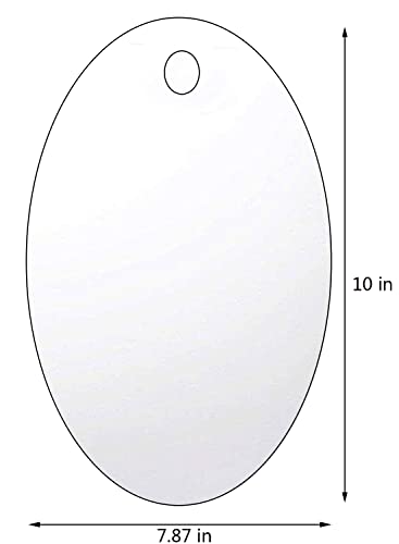 Fogless Shower Mirror with Hook & Razor Holder - 10x7.87in