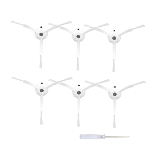 6 Pack Replacement Side Brushes for Roborock S8, S7, Q Series
