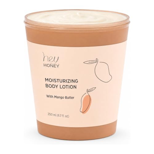 Hey Honey Mango & Honey Water-Free Body Lotion with Hyaluronic Acid & Ceramides - 6.7 oz