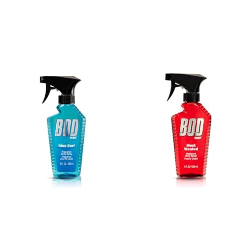 BOD Man Body Spray Bundle: Blue Surf & Most Wanted 8 fl oz