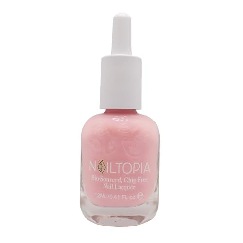 Nailtopia Bio-Sourced Chip Free Nail Lacquer - Vegan & Long Lasting 0.41 Oz