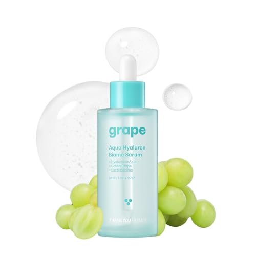 THANKYOU FARMER Grape Aqua Hyaluron Biome Serum - Hydrating Face Serum 50ml