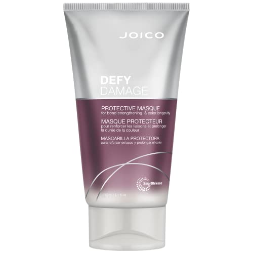 Joico Defy Damage Protective Masque | for Color-Treated Hair | Strengthen Bonds & Preserve Hair Color | with Moringa Seed Oil & Arginine