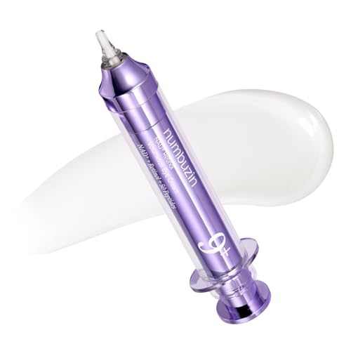 numbuzin No.9 NAD+ Retinol Eye Cream, Depuffing & Firming Eye Serum for Dark Circles, Wrinkles & Fine Lines, Peptides & Niacinamide for Glow & for Plumping Care, 0.33 fl oz