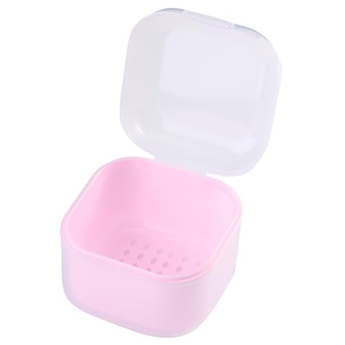 Nail Tool Sterilizer Box with Drain Basket - Pink Disinfection Case