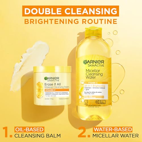 Garnier Erase It All Makeup Cleansing Balm with Vitamin C - 4.2 Oz