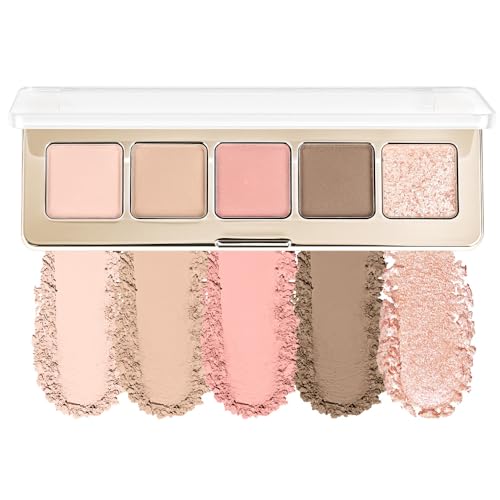 Anwuozu Taupe Plum Rose Eyeshadow Palette - Neutral Nude Matte & Shimmer Shades, 1 Count