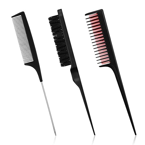 Patelai 3-Piece Hair Styling Comb Set for Fluffy Hair