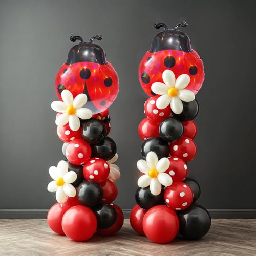 Ladybug Balloon Arch Kit for Baby Showers & Birthday Parties