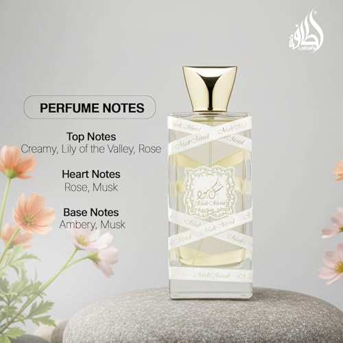 Lattafa Musk Mood Eau de Parfum Spray 3.4 Fl Oz for Unisex