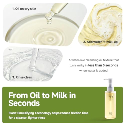 FEO Gentle Cleansing Oil for Sensitive Skin - Makeup Remover & Face Cleanser