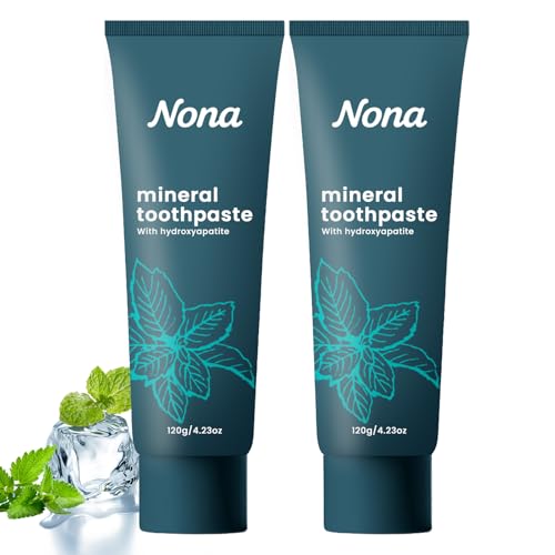 GFG Nano Natural Probiotic Hydroxyapatite Toothpaste 2pcs - Fluoride-Free, Sensitive & Fresh Mint
