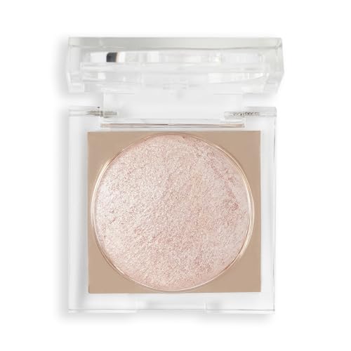 Revolution Beauty Beam Bright Highlighter Rose Lustre - 0.08 oz Powder to Liquid Glow
