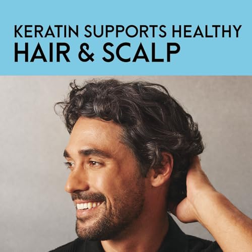 Just for Men Gray Reverse Daily Hair Serum, Gradually Reduces Gray Hair, Easy Dye-Free Serum, Travel Friendly, 1.7oz