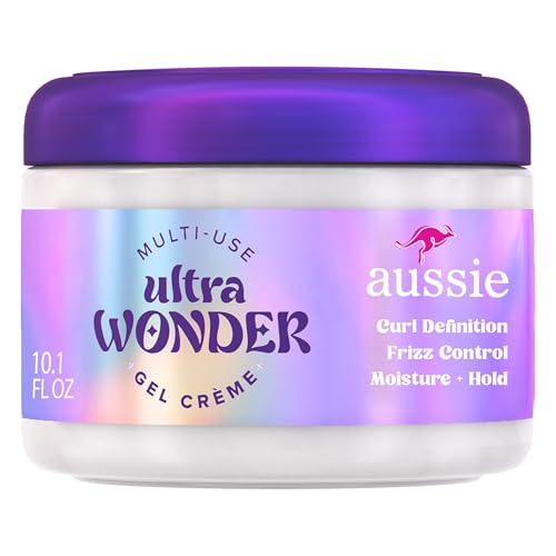 Aussie Ultra Wonder Gel-Cream 10.1oz All-in-1 Moisturizing Hair Styler for Curl & All Hair Types