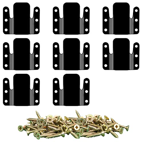 DEEPDREAM Sectional Couch Connectors Clips - 8 Pcs Metal Sofa Connectors with Screws