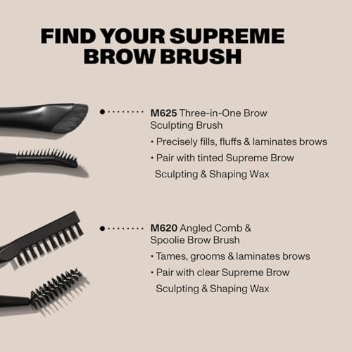 Morphe M625 3-in-1 Brow Sculpting Brush for Natural & Laminated Brows