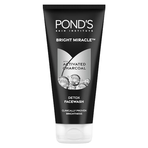 POND'S Bright Miracle Activated Charcoal Detox Facewash 200g - 7.05 oz