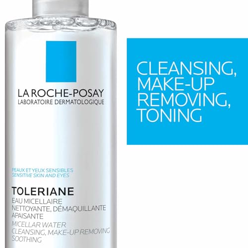 La Roche-Posay Micellar Water Makeup Remover for Sensitive Skin 13.52 Fl Oz