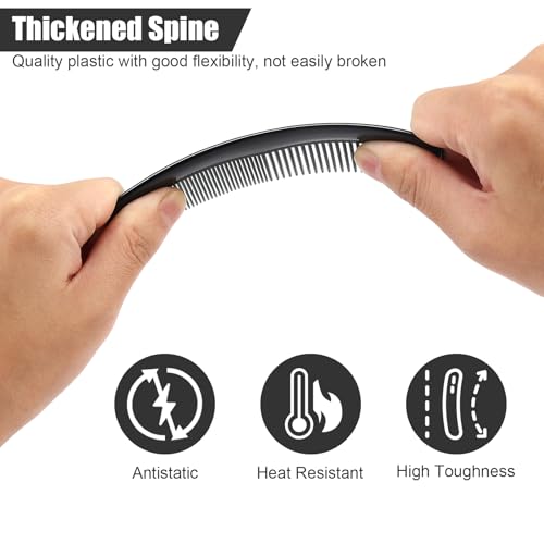 NICEMOVIC 150-Pack Individually Wrapped Pocket Combs for Travel & Hygiene